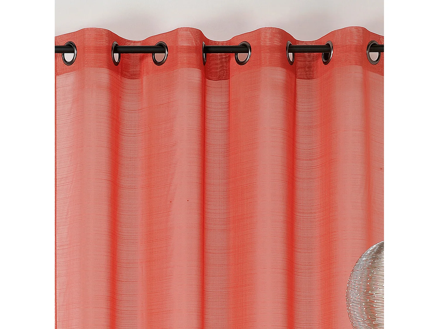 Vorhang aus gefrostetem Etamin