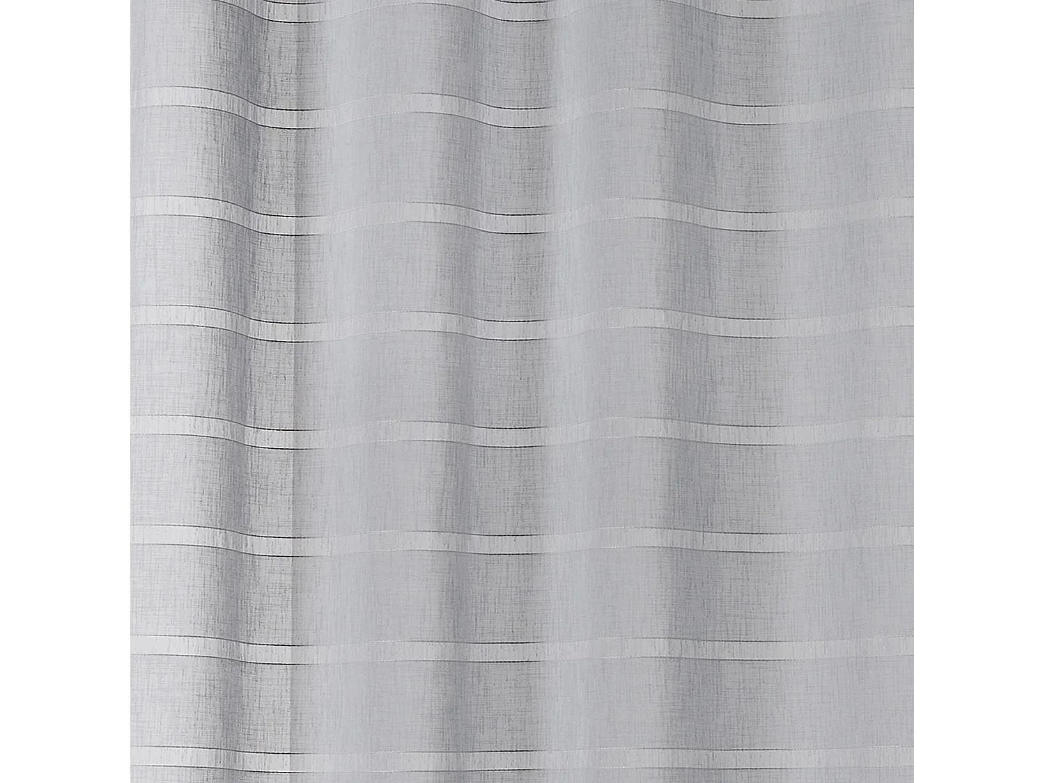 Gestreifter und lichtdurchlässiger Voile mit Kordelzug