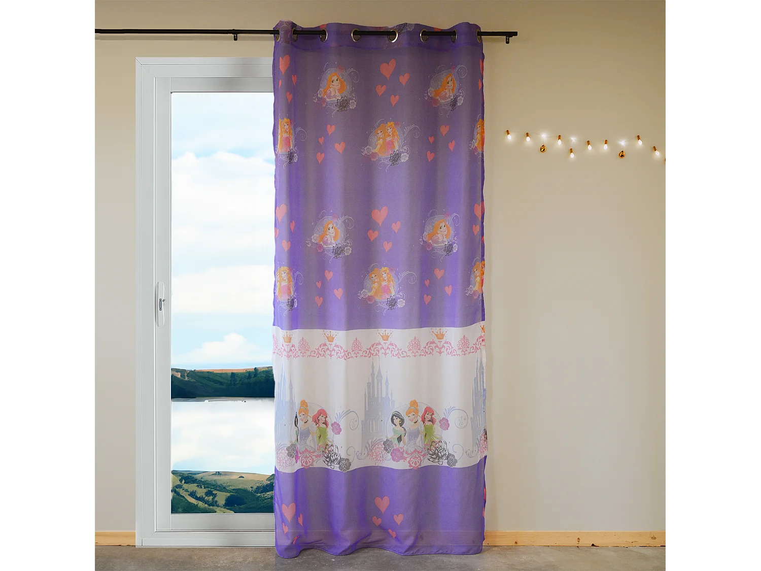 Visillo fantasía estampado princesas