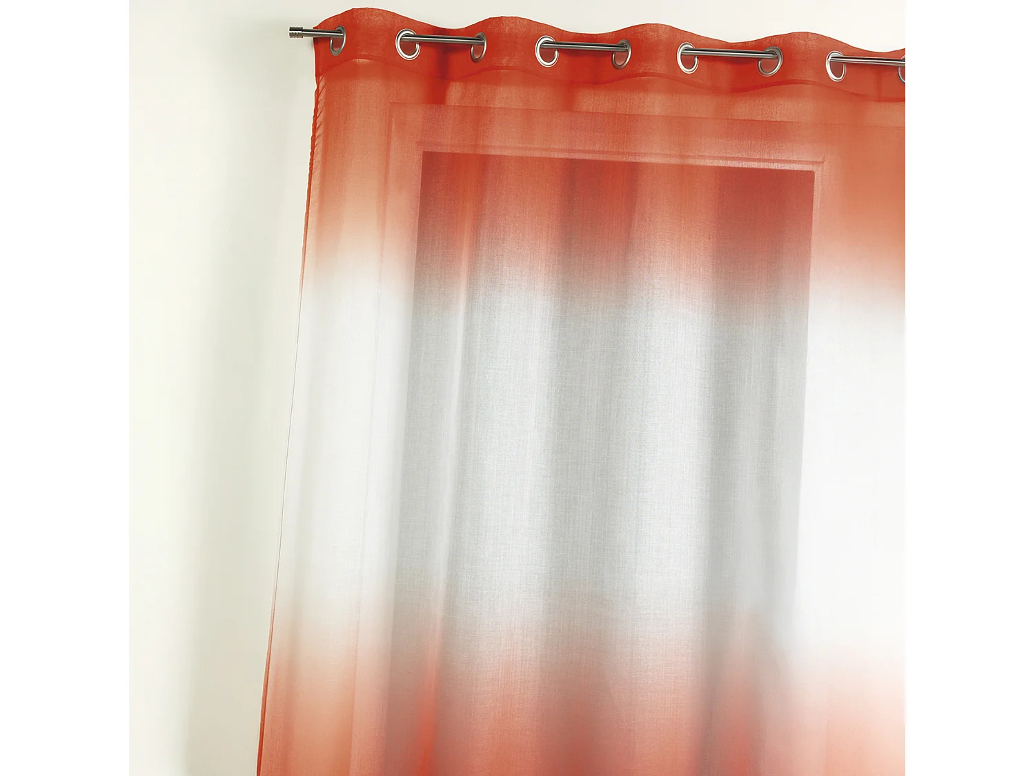 Voilage en étamine à imprimés "tie and dye"