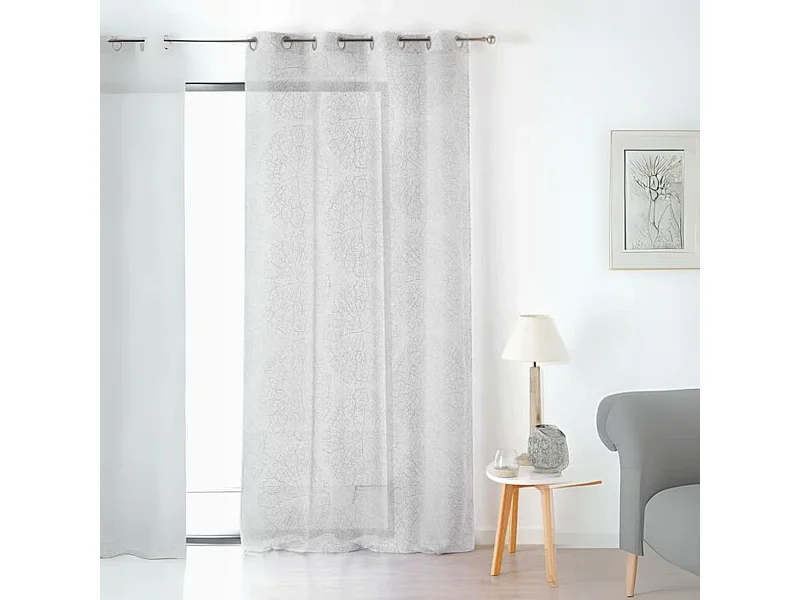 Voilage Imprimé "Souche d'Arbre"