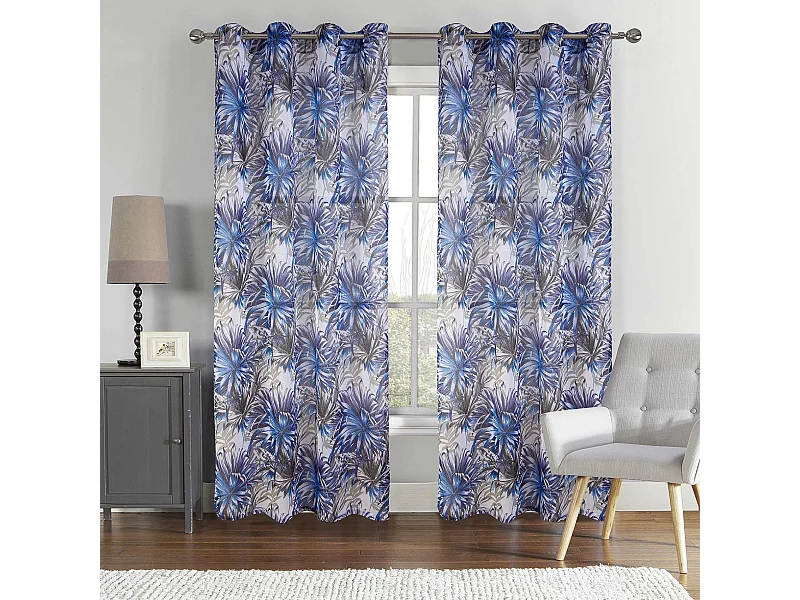 Tropische Gardinenpaar