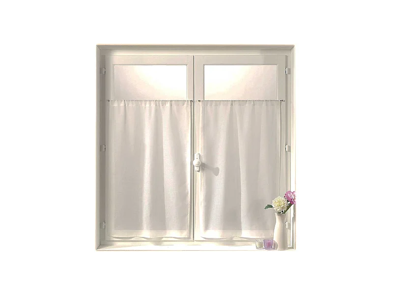 Paire de Petits rideaux "Sobriété"