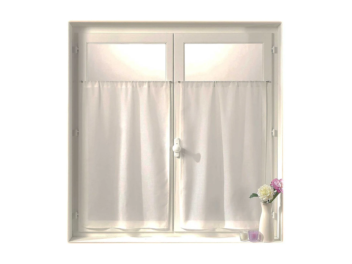 Paire de Petits rideaux "Sobriété"