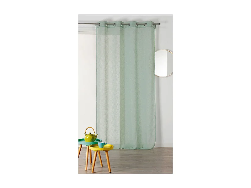 Voilage léger à l'aspect lin