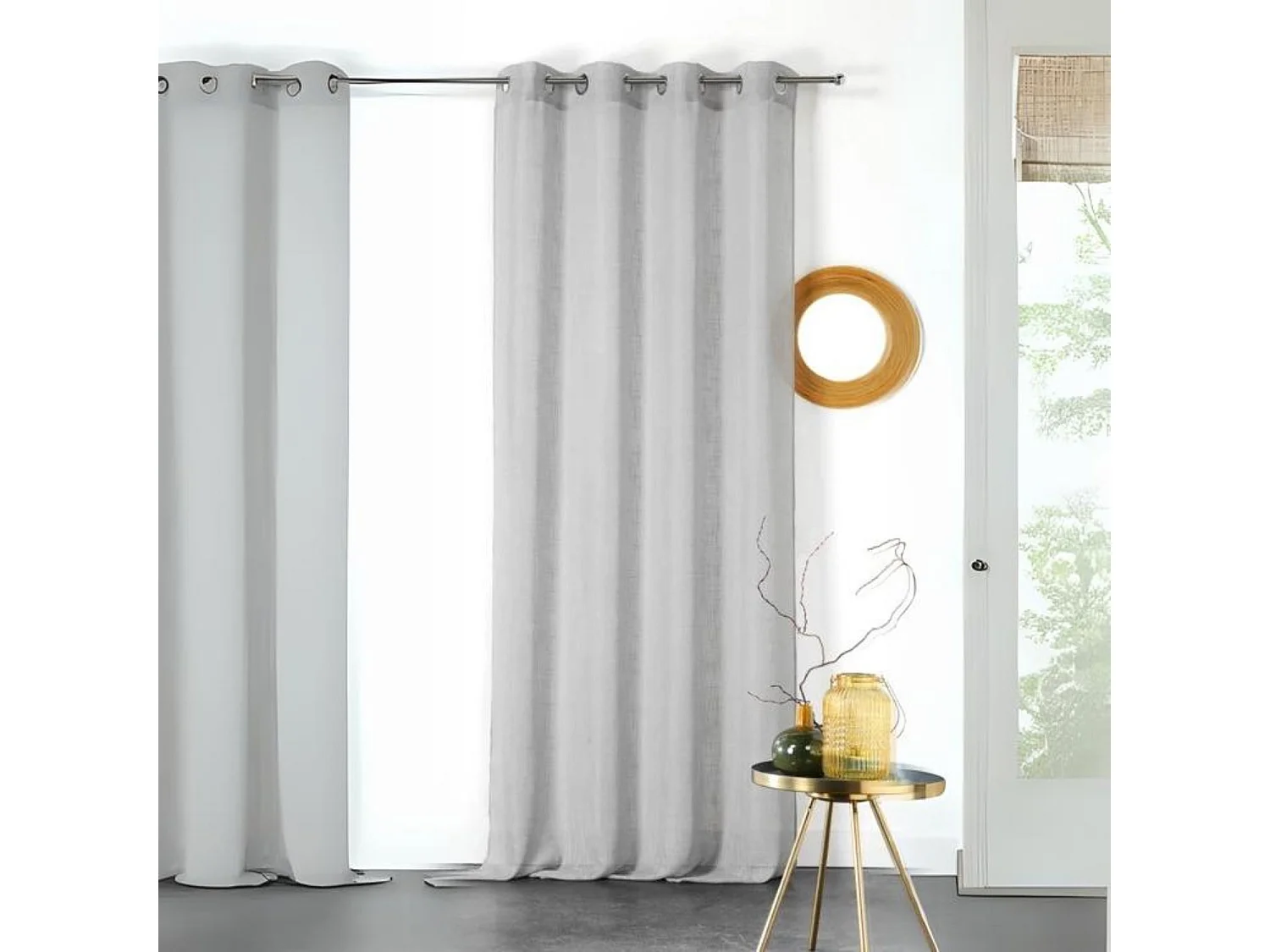 Voilage uni et tamisant Julie