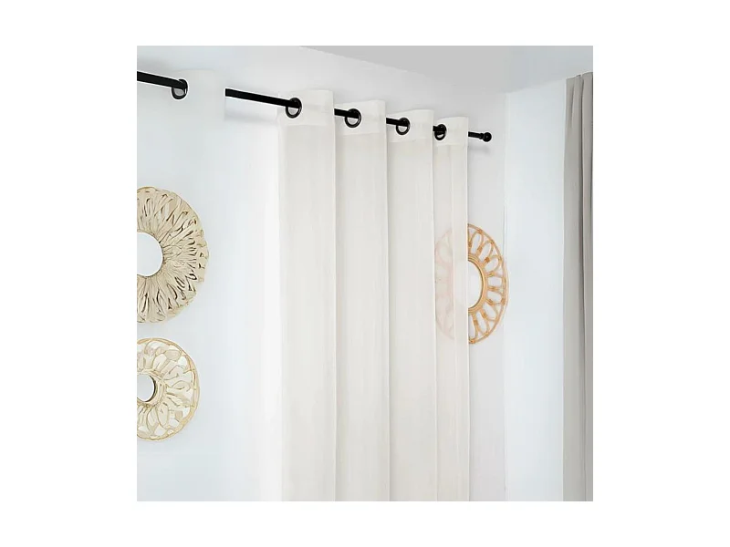 Visillo opaco, liso y suave