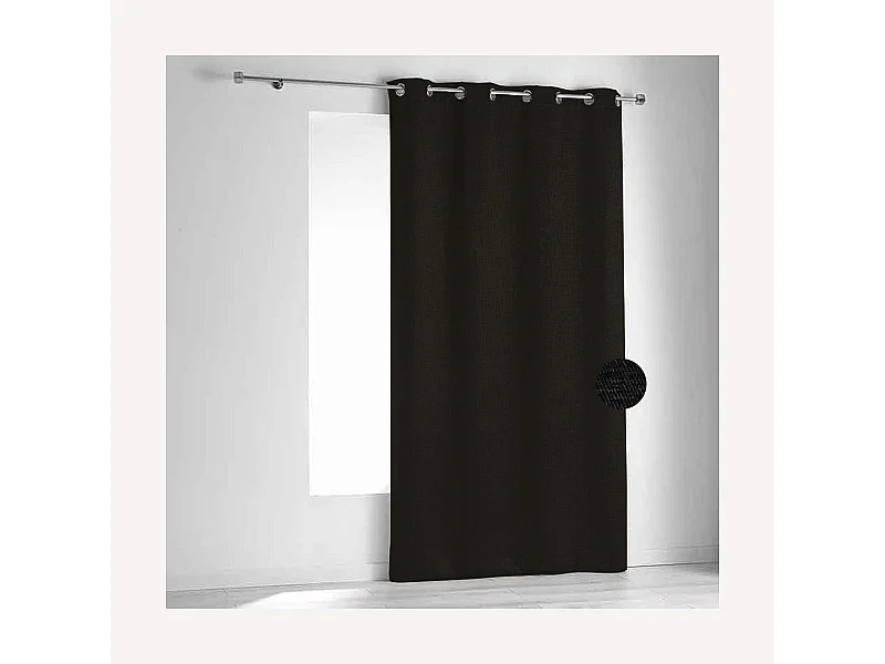 Cortina ignífuga M1 de terciopelo color fiordo 140 x 260 cm