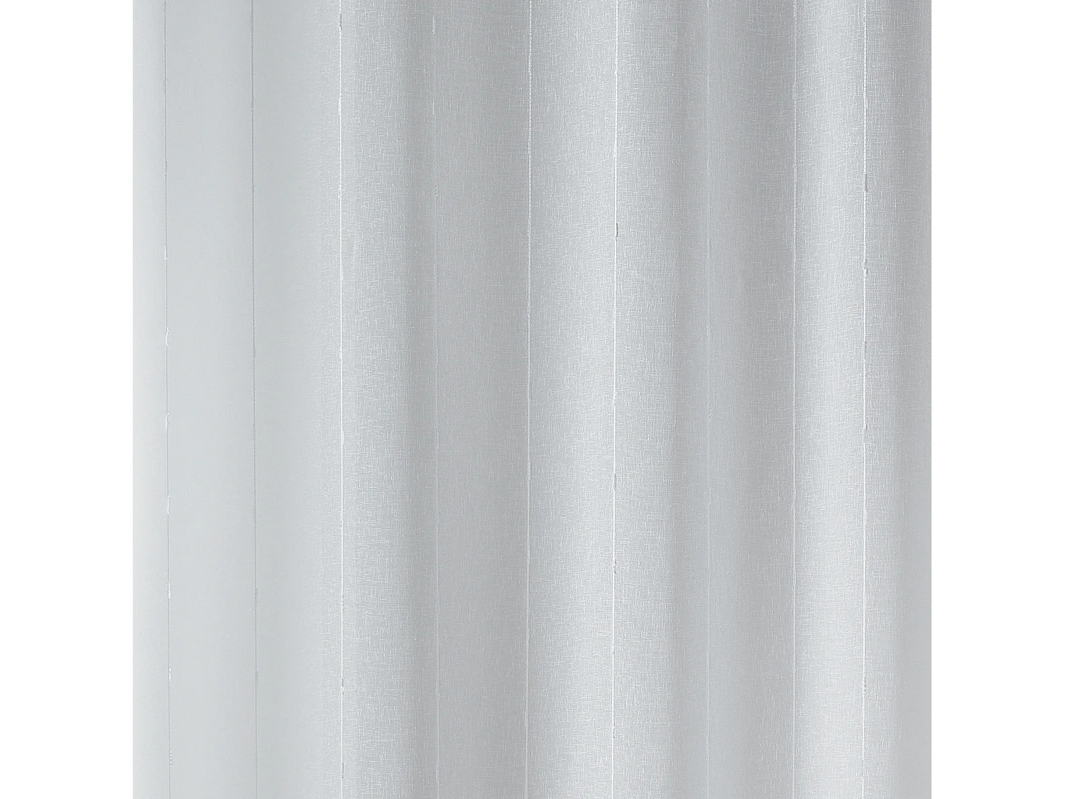 Paire de petits voilages droits en étamine rayée