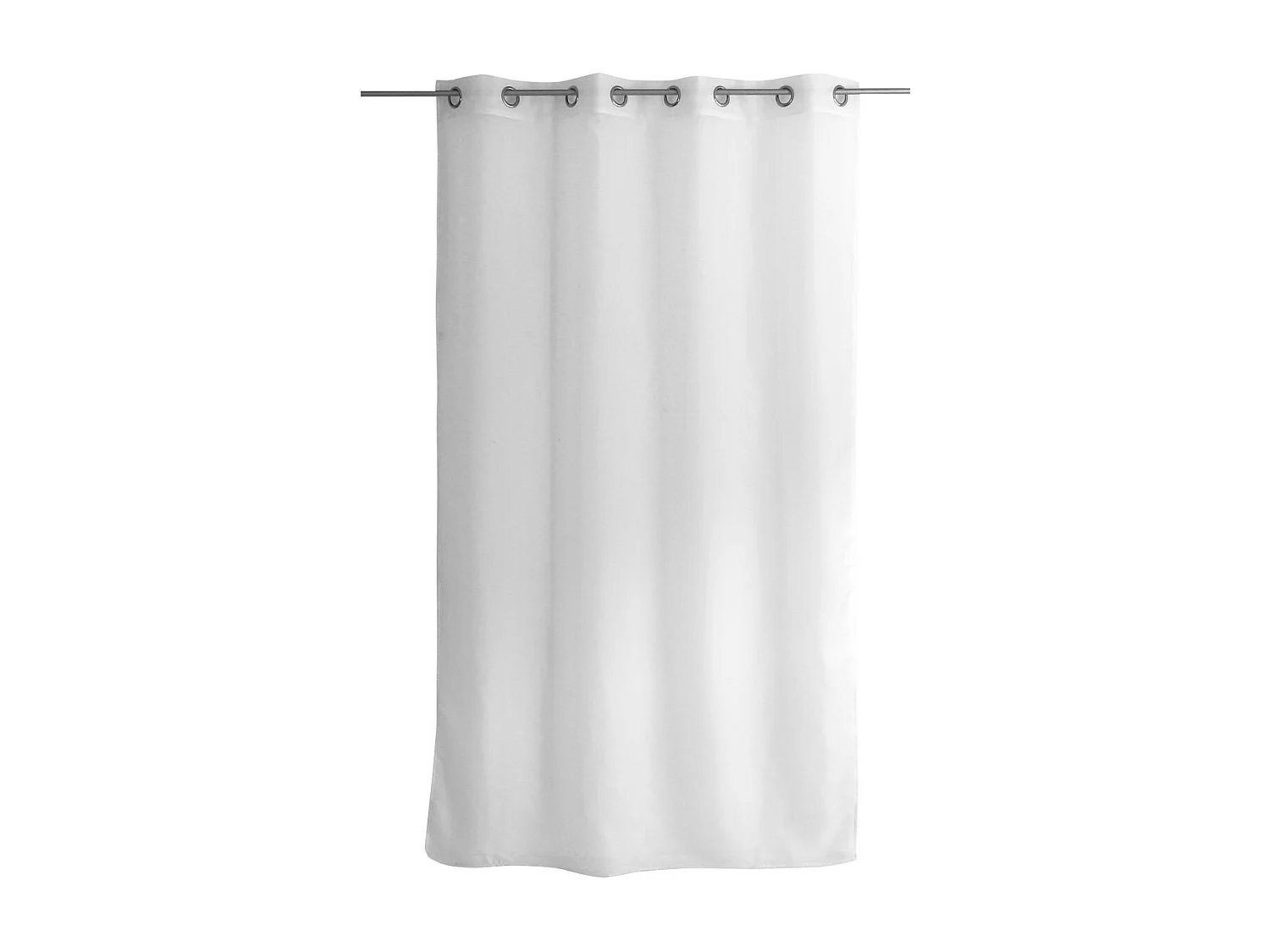 Rideau Voilage à Œillets "Basic" 140x240cm Blanc