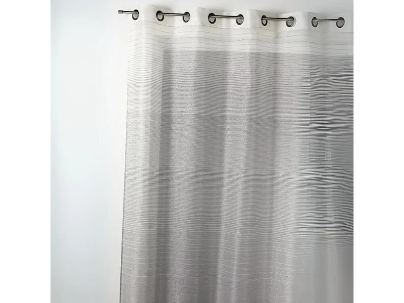 Voilage fantaisie à rayures horizontales dégradées