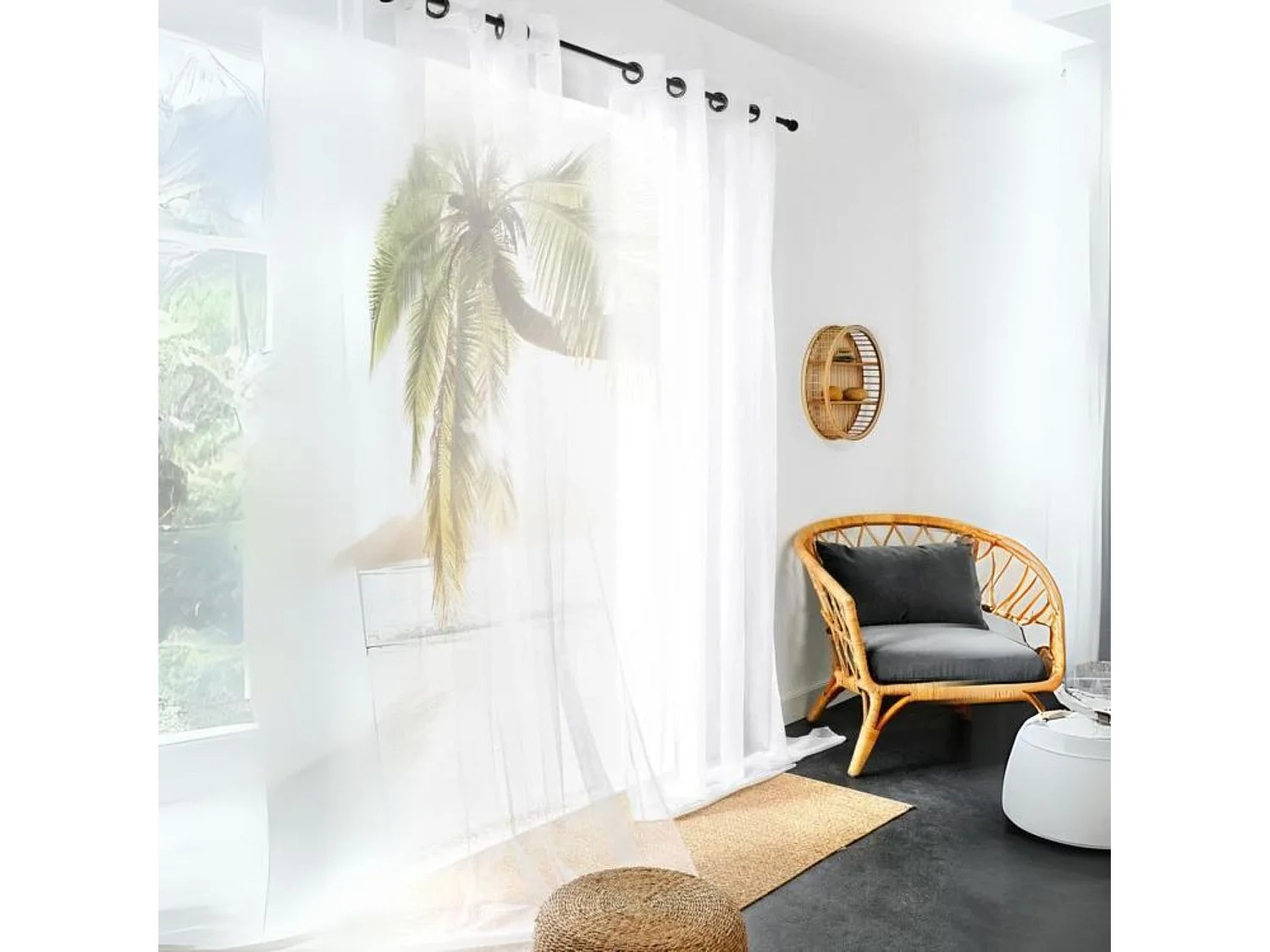 Voilage stop moustique tissage serré