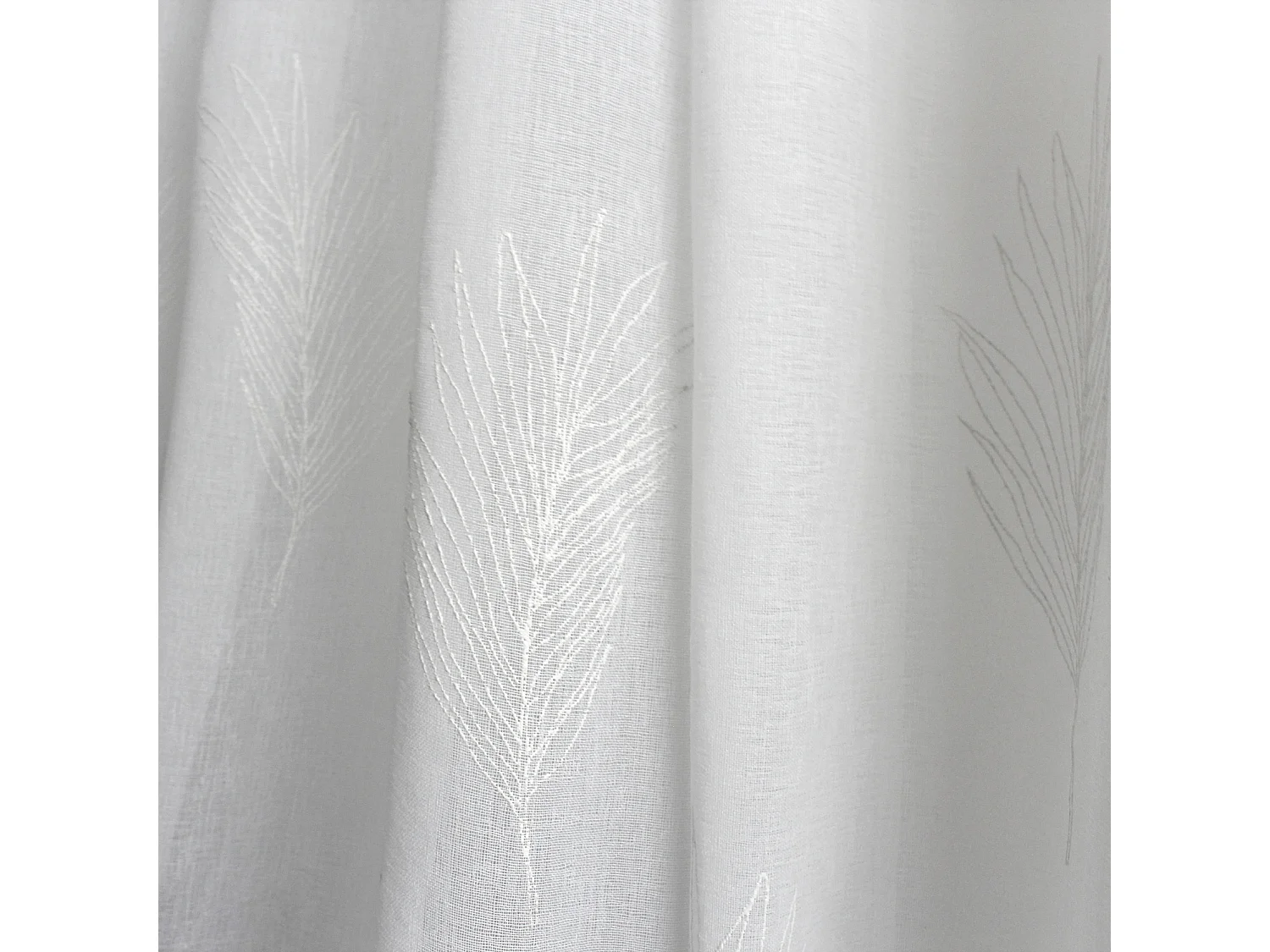 Vorhang mit Ösen Palmblattmuster