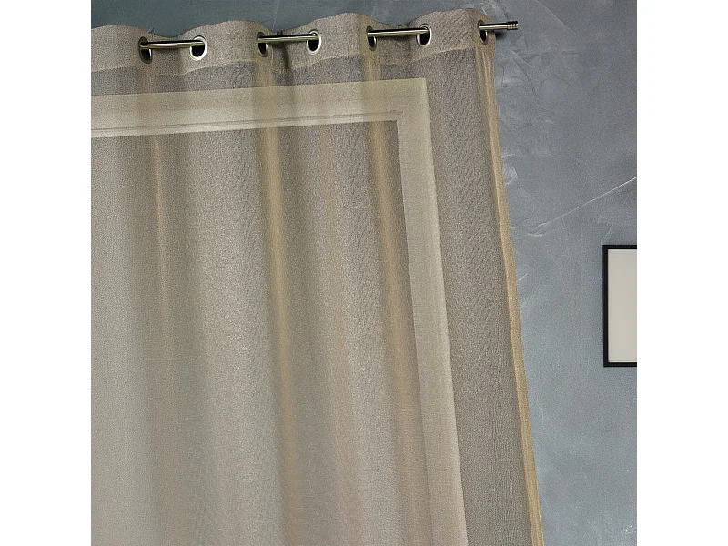 Voilage en organza fantaisie uni