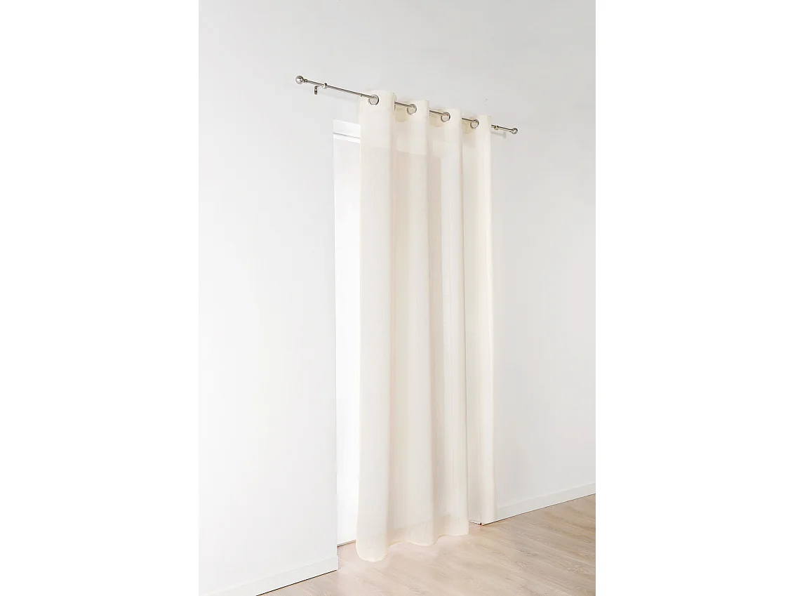 Voilage léger à l'aspect lin