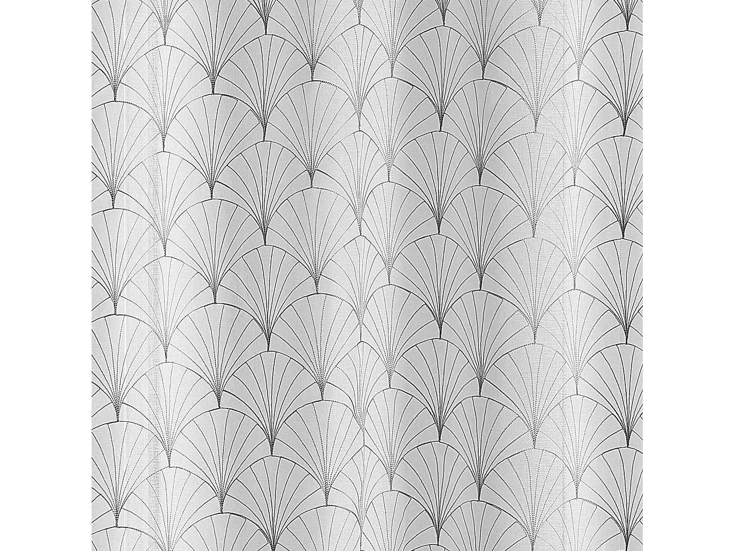 Gestickter Vorhang im Art-Déco-Stil