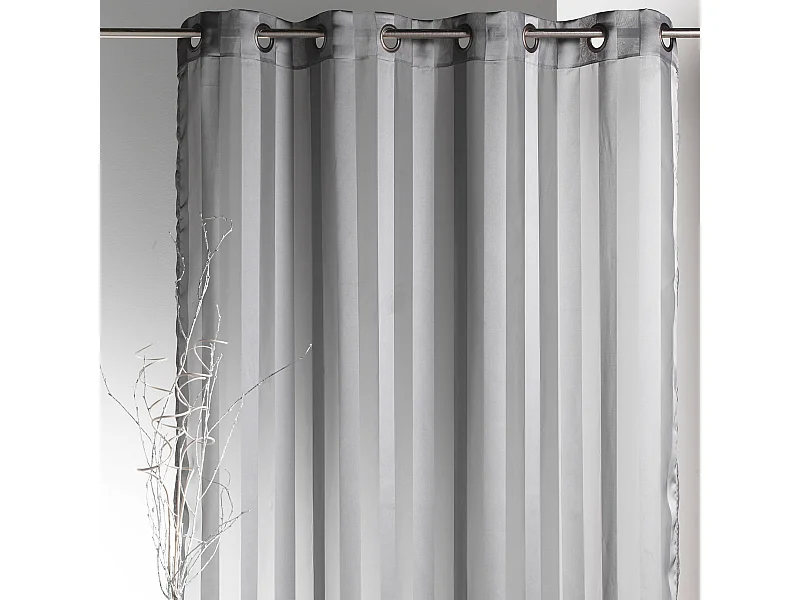 Voilage tissé à Rayures