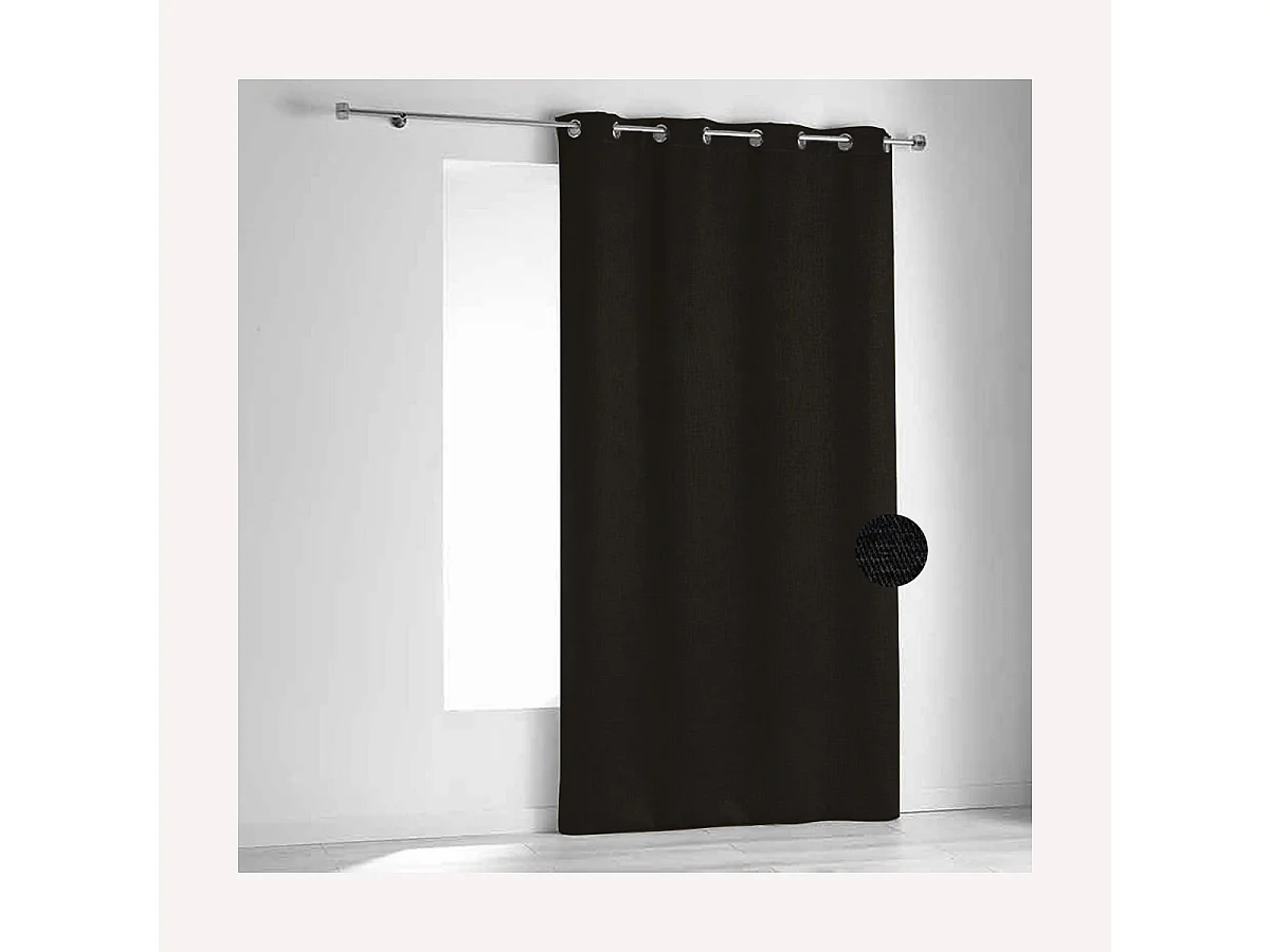 Cortina ignífuga M1 de terciopelo color fiordo 240 x 260 cm