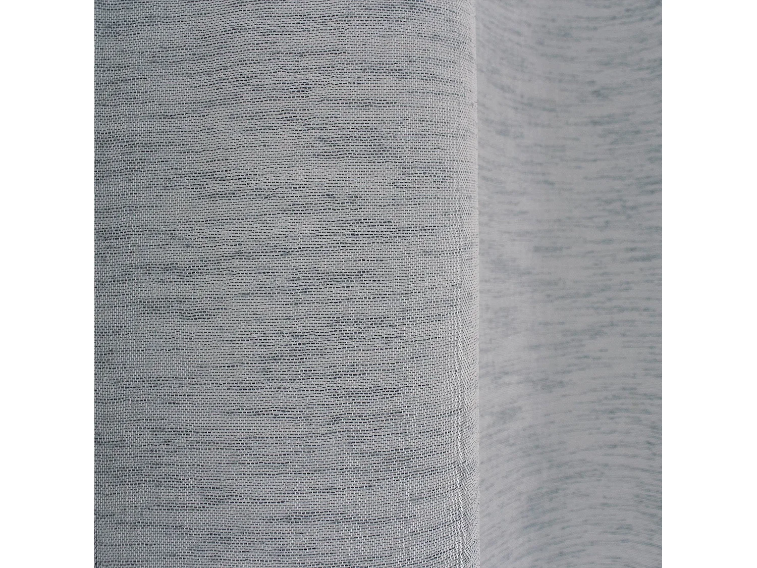 Rideau Voilage Effet Lin "Maya" 140x240cm Bleu Marine