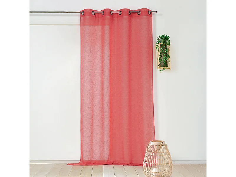 Voilage uni et dépolluant