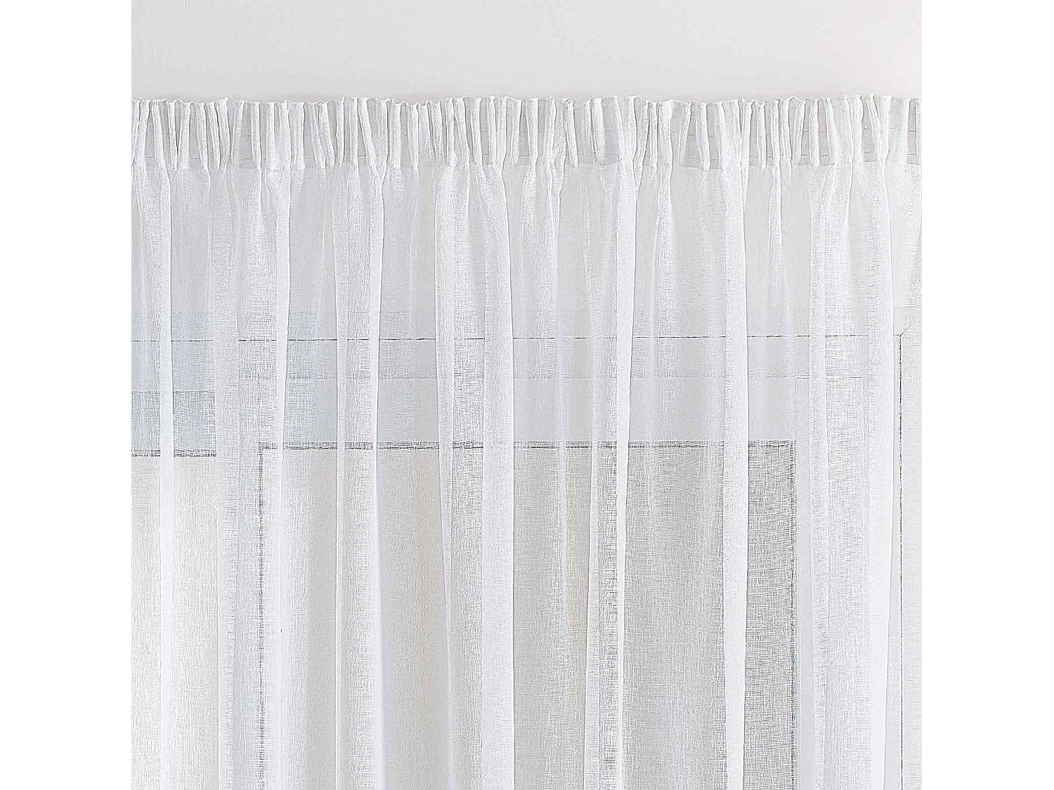 Voilage galon fronceur fall fluide