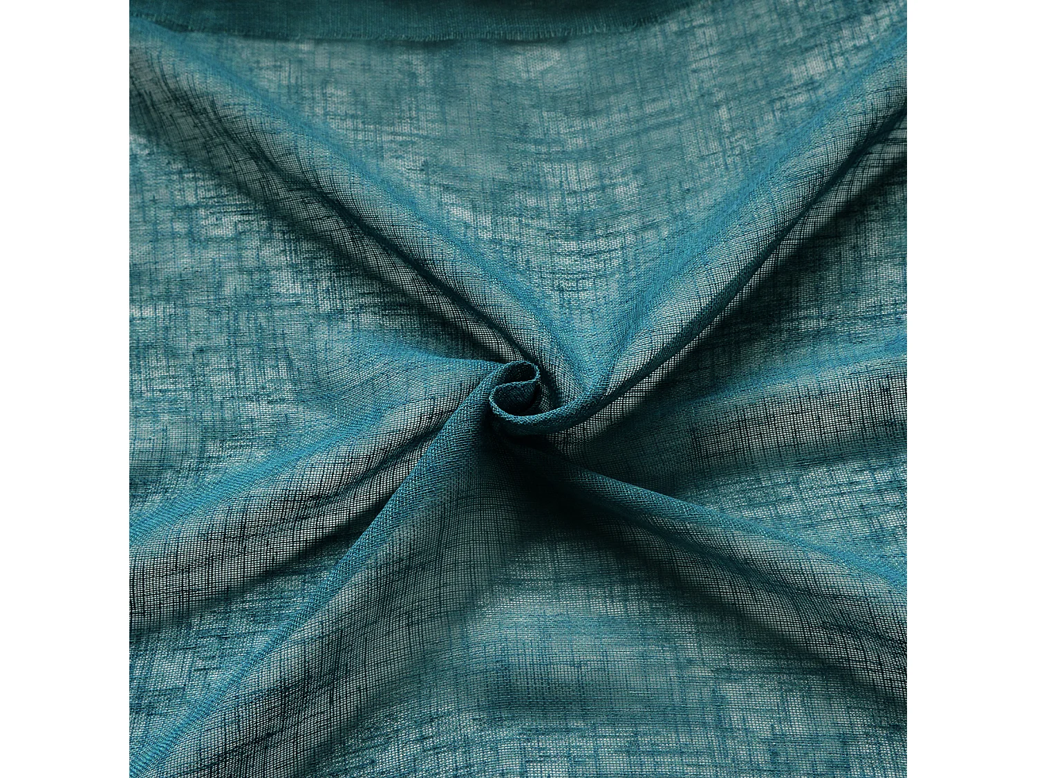 Voile-Vorhang in Leinenoptik