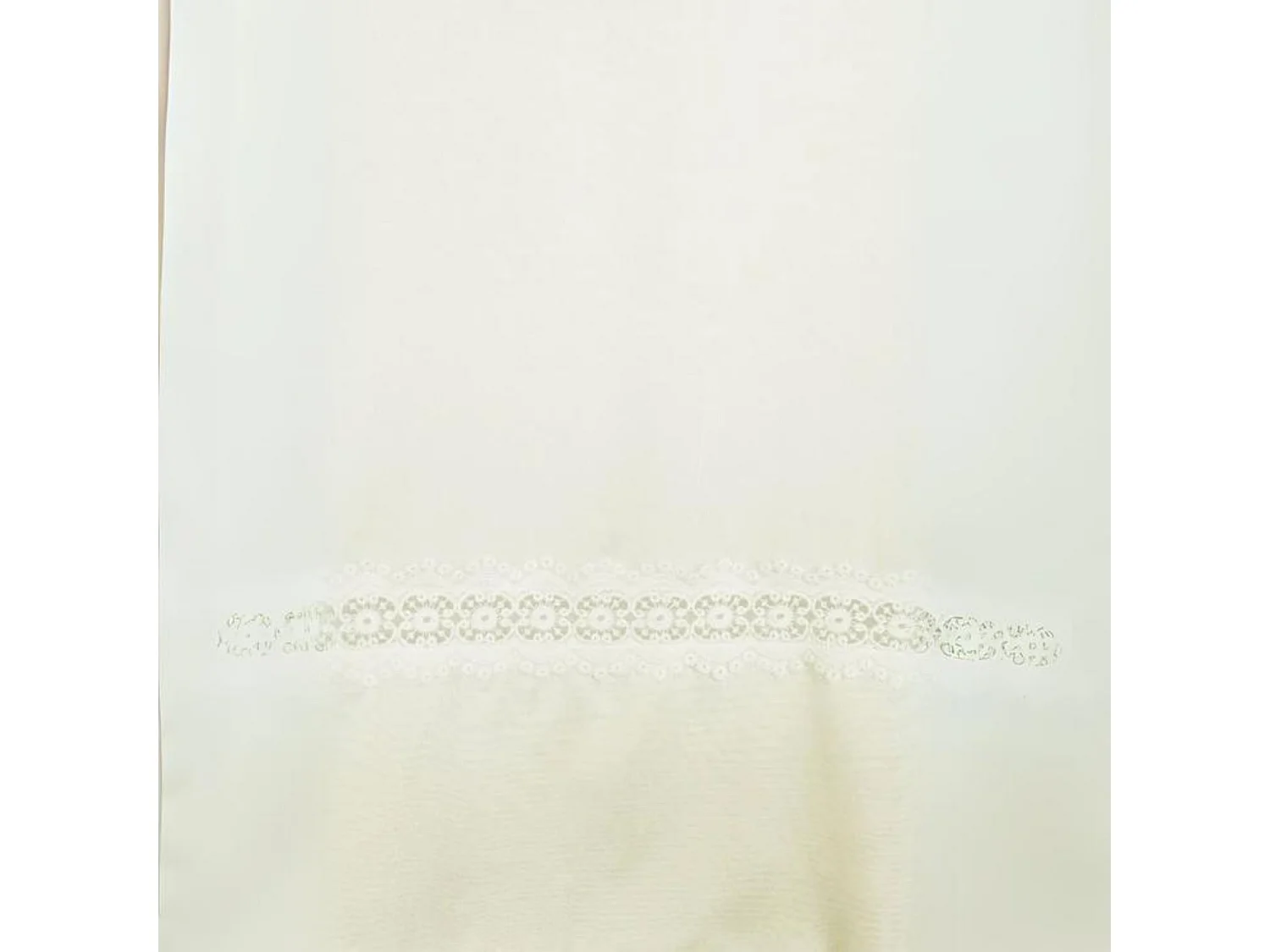 Voilage sablé en macramé à galon fronceur