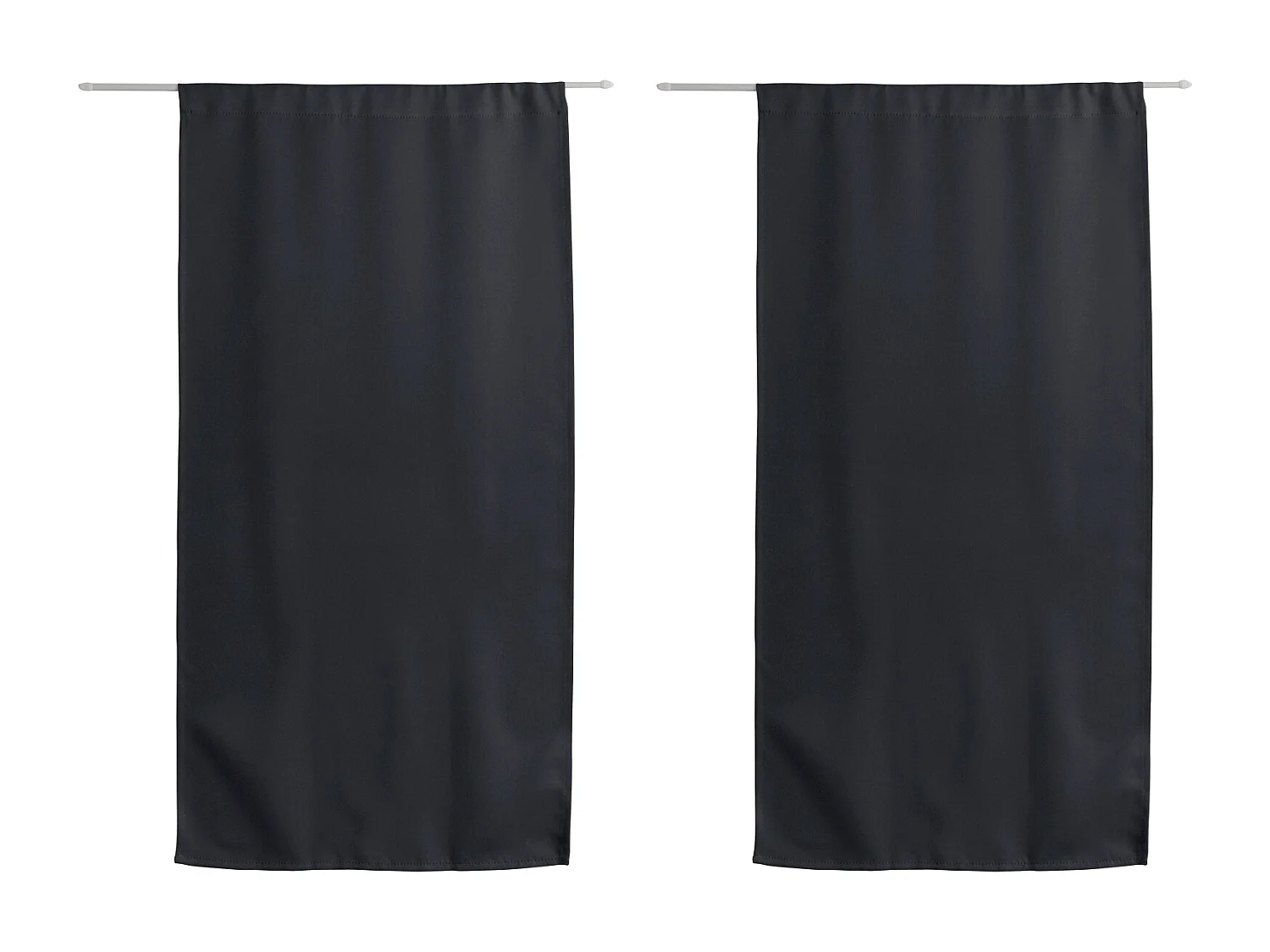 Rideau Occultant "Reglisse" 60x120cm Gris Foncé