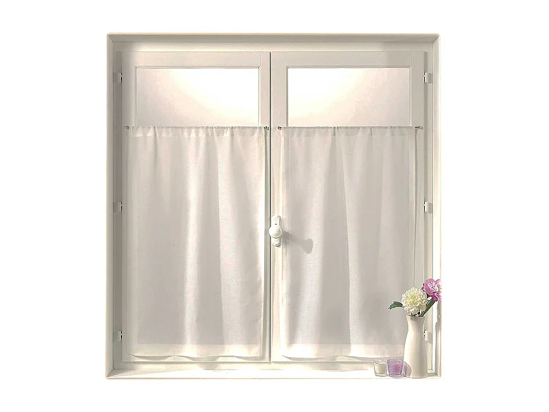 Paire de Petits rideaux "Sobriété"