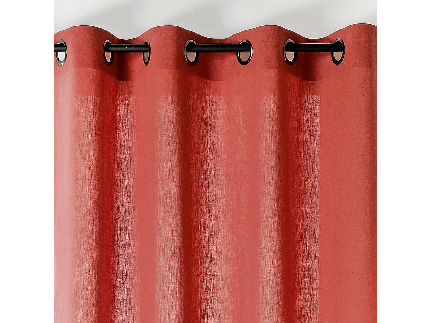 Cortina translúcida de poli/lin 140 x 250 cm