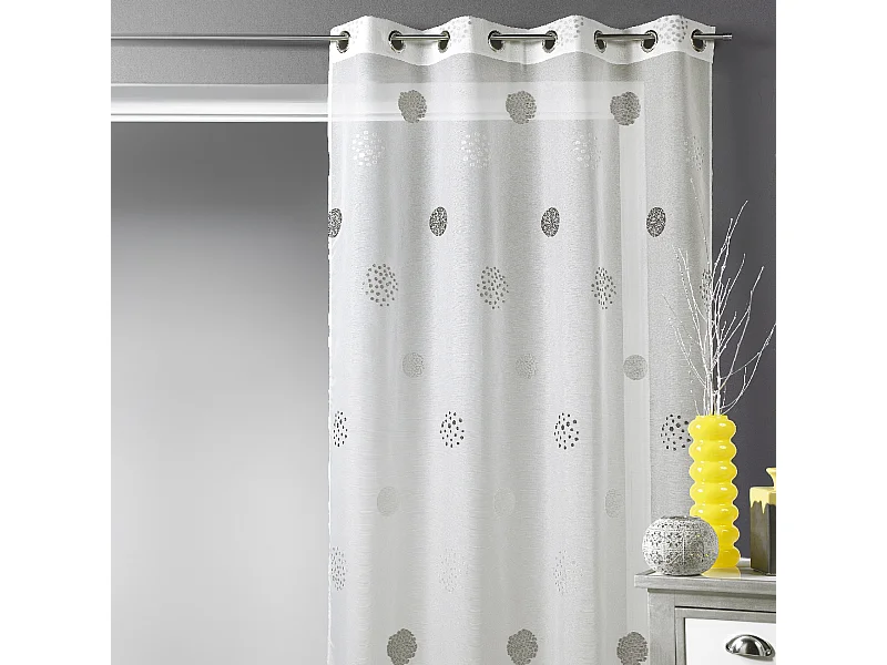 Fertigvorhang Jacquardkreisen