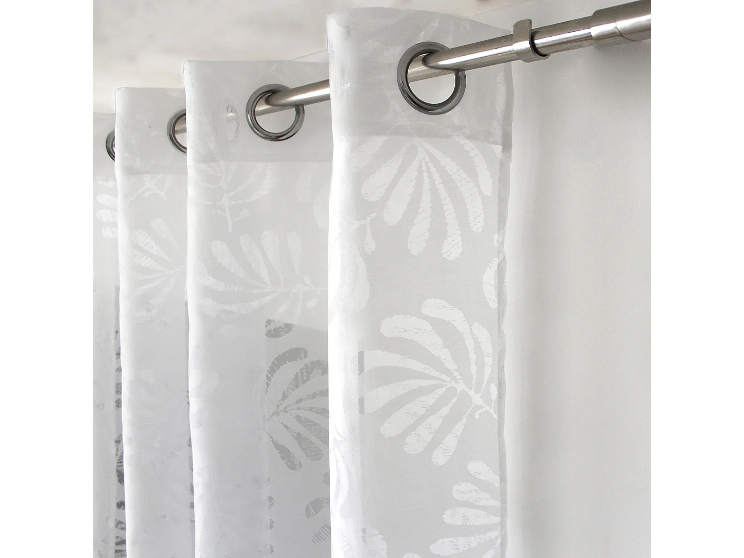 Visillo Hojas Abstractas