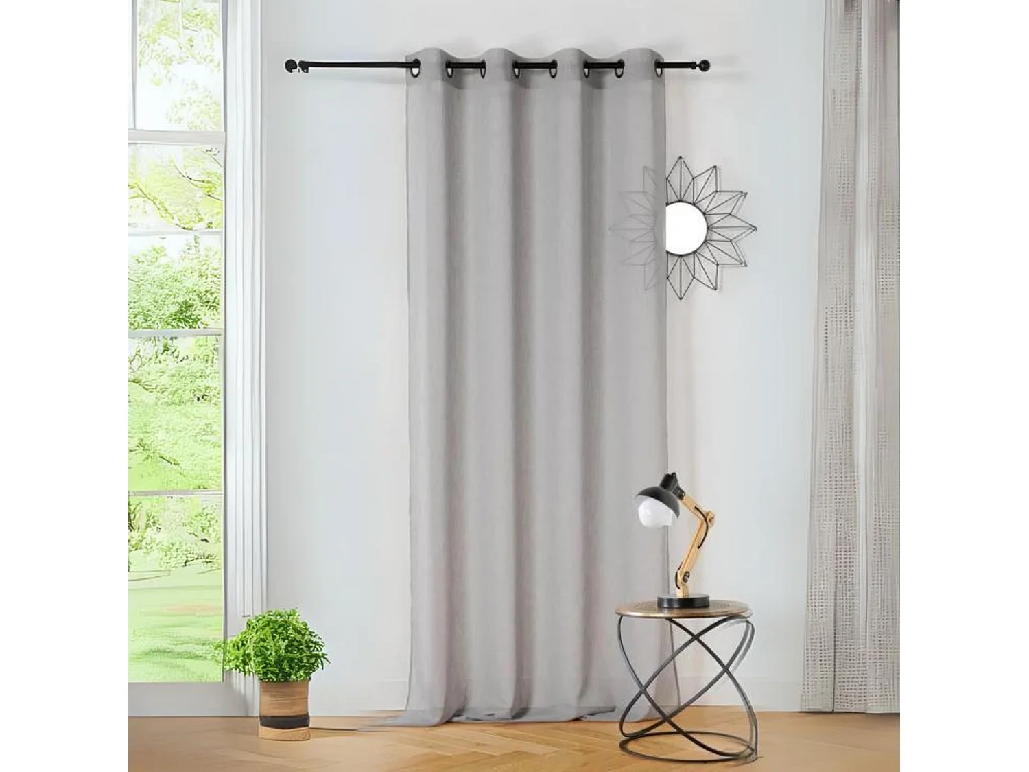 Voile mit Streifeneffekt