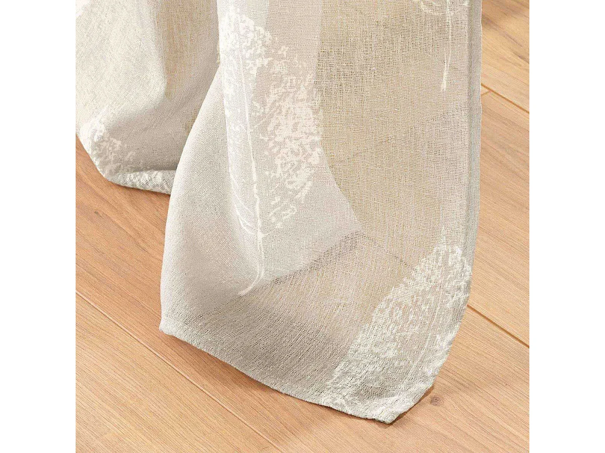 Rideau Voilage à Œillets "Indila" 140x240cm Lin