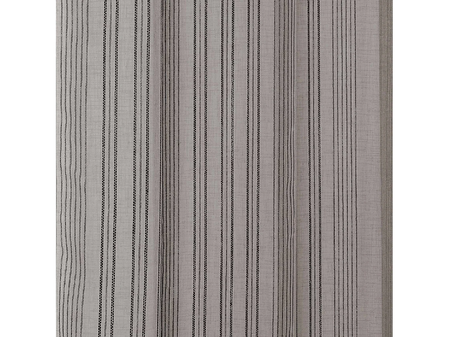 Voilage à l'aspect lin aux rayures verticales