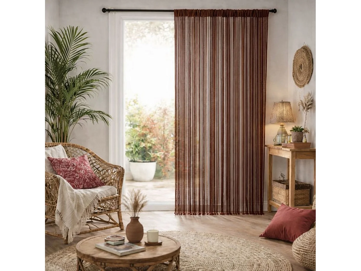 Spaghetti Fertigvorhang 90 x 240 cm