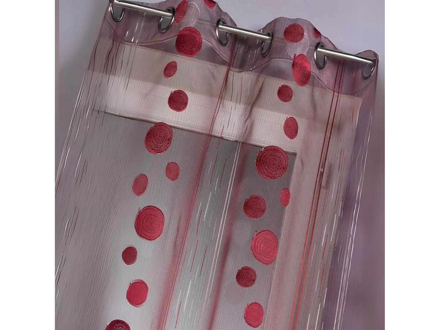 Voilage en Organza Fils Coupés