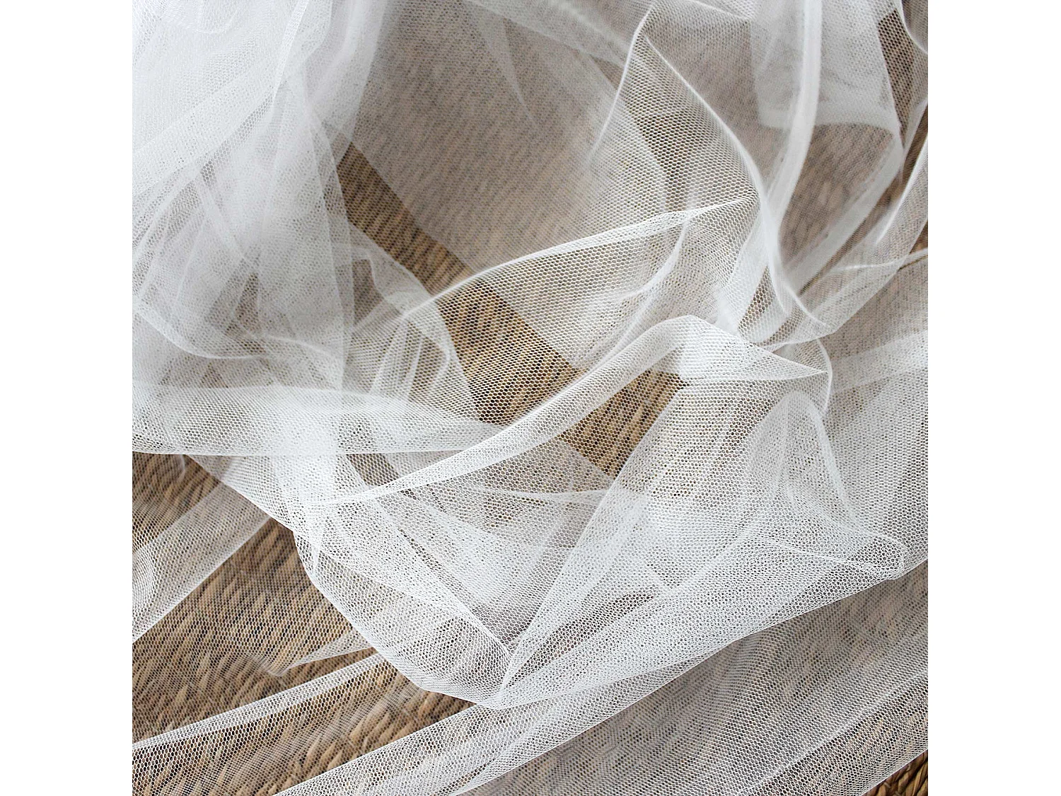 Rideau Voilage Moustiquaire XL "Moustik" 300x240cm Blanc