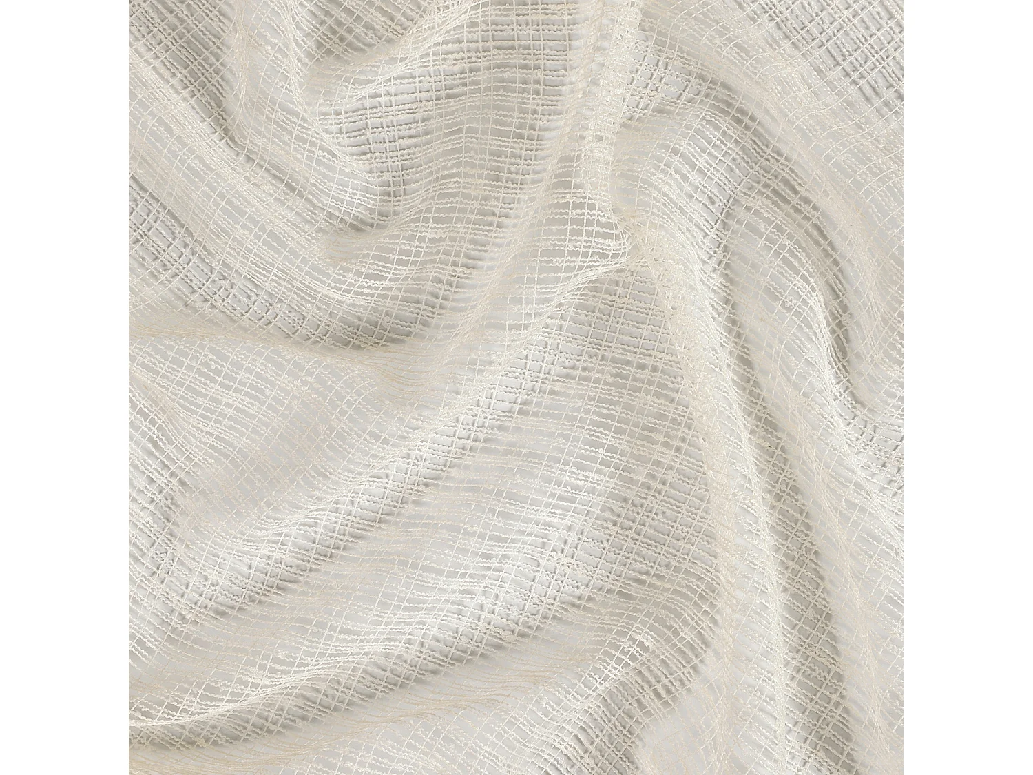 Voilage à Oeillets Effet Filet