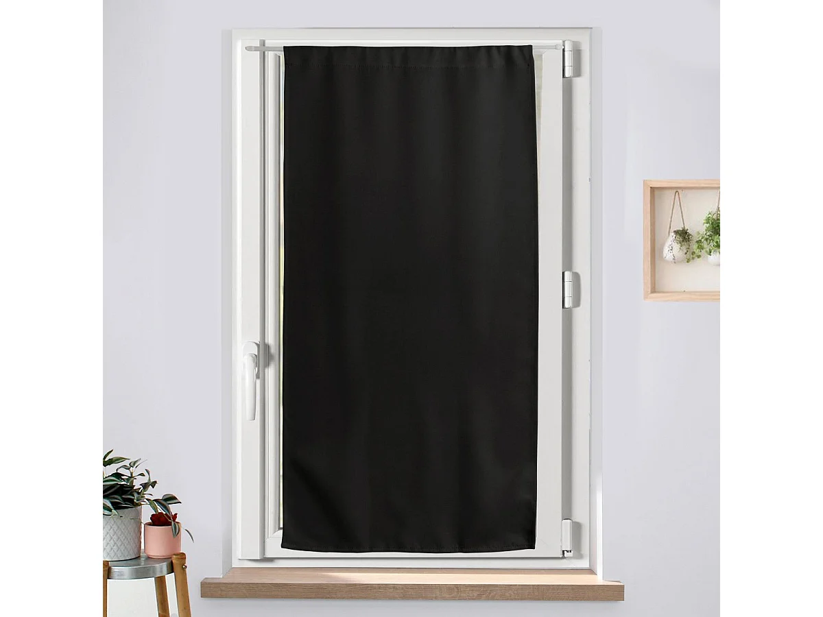 Rideau Occultant "Reglisse" 60x120cm Noir
