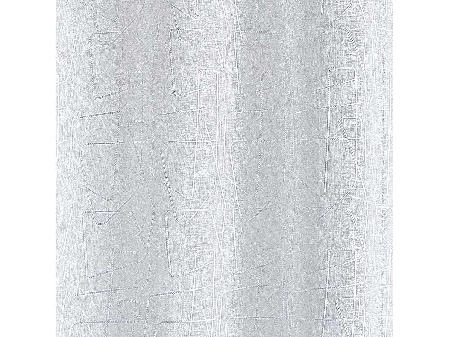 Bestickter Voile im grafischen Stil