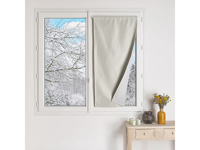 Vidrio opaco con forro polar