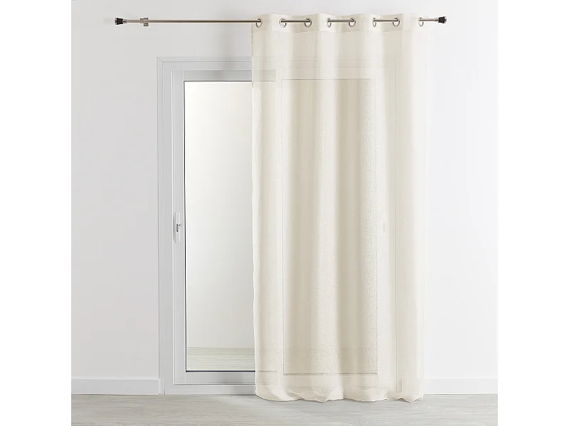 Voilevorhang 100% fließendes Leinen