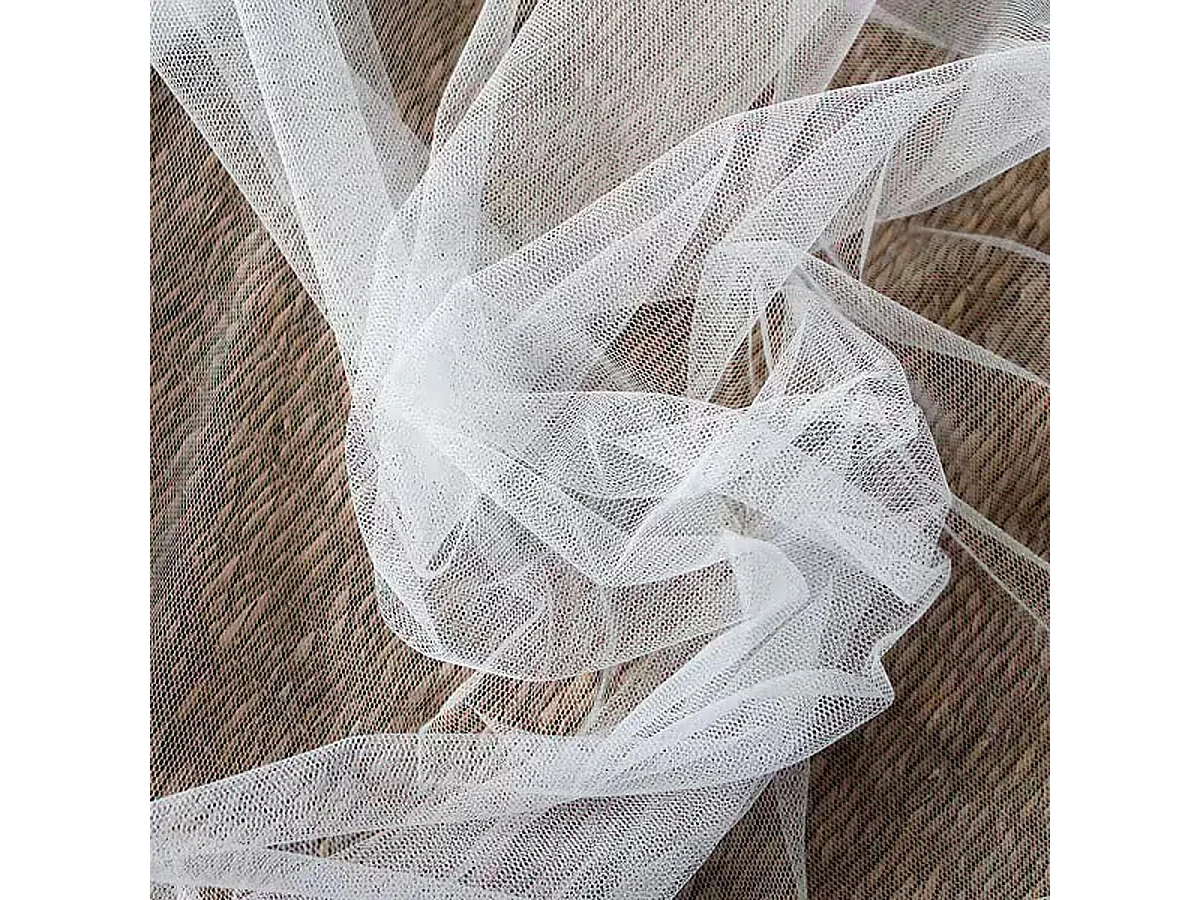 Rideau Voilage Moustiquaire "Moustik" 140x240cm Blanc