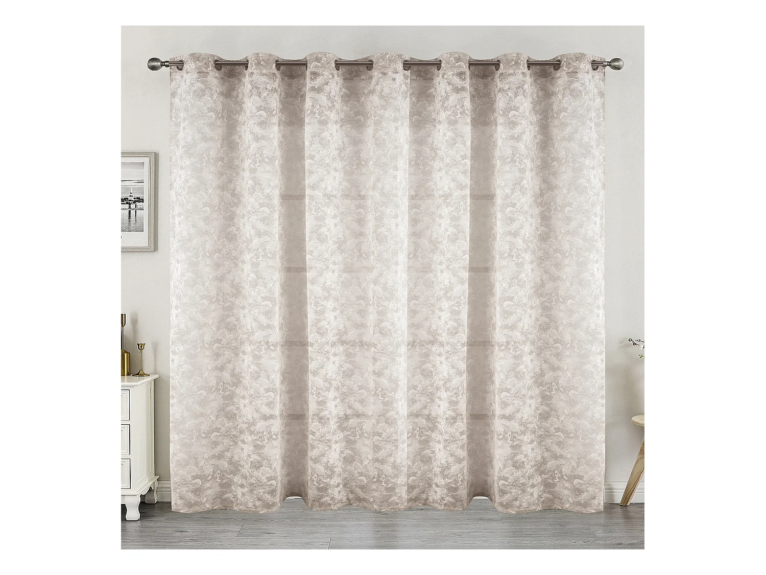 Jacquard-Ösenvorhang Elegante Struktur