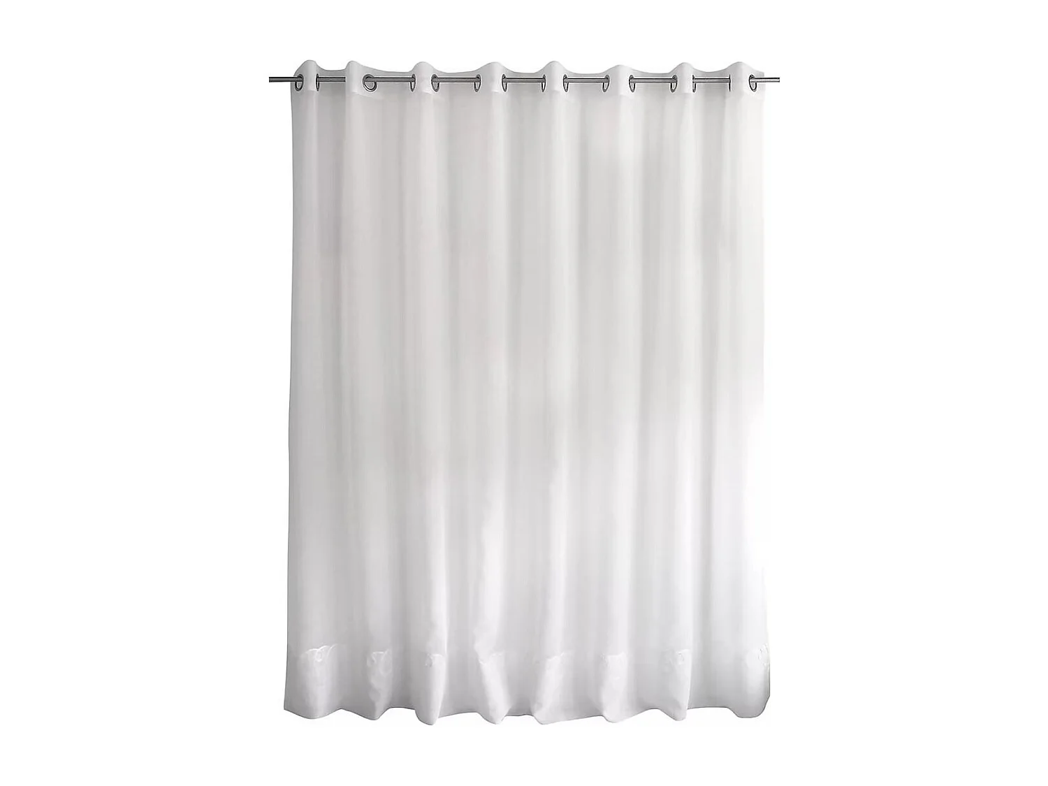 Rideau Voilage à Œillets "Cornely" 300x240cm Blanc