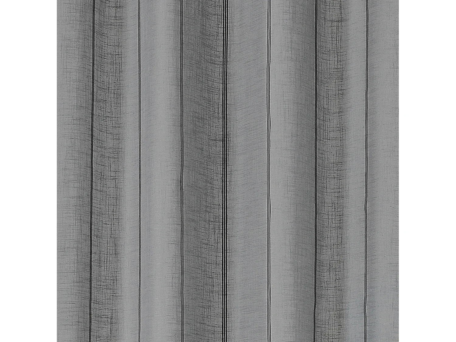 Voilage aux fines rayures noires