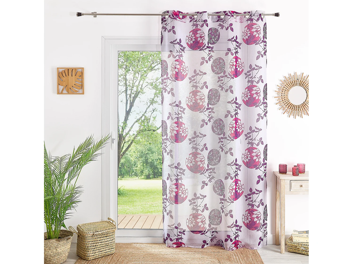 Voilage Léger en Etamine Printemps