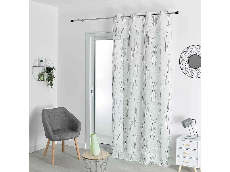 Voilage tamisant esprit végétal