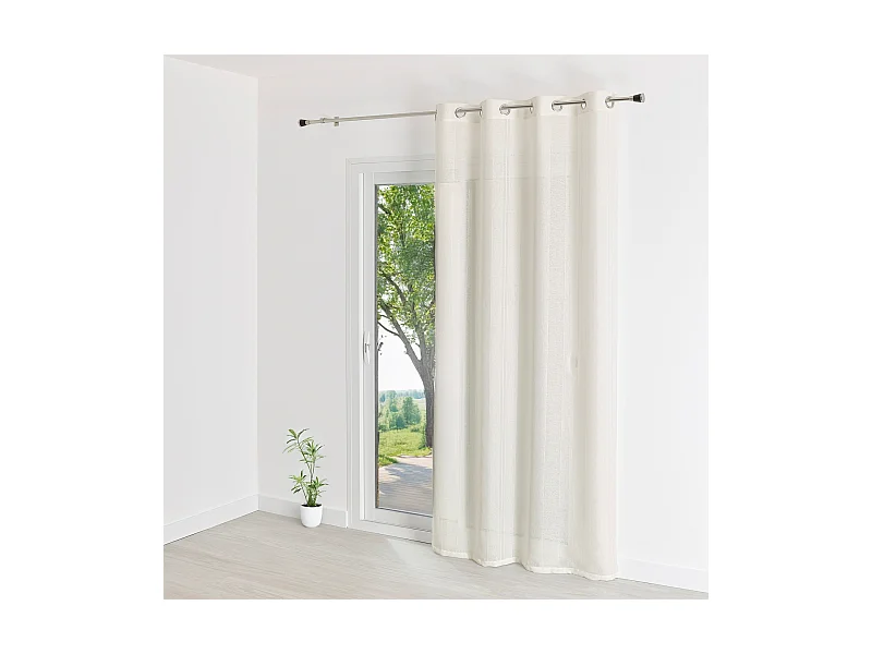 Visillo unido con rayas fantasia